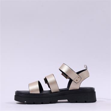 Una Healy Something Chunky Sandal - Gold Metallic